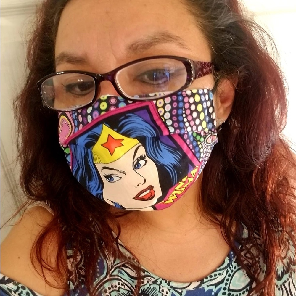 Wonder Woman face mask